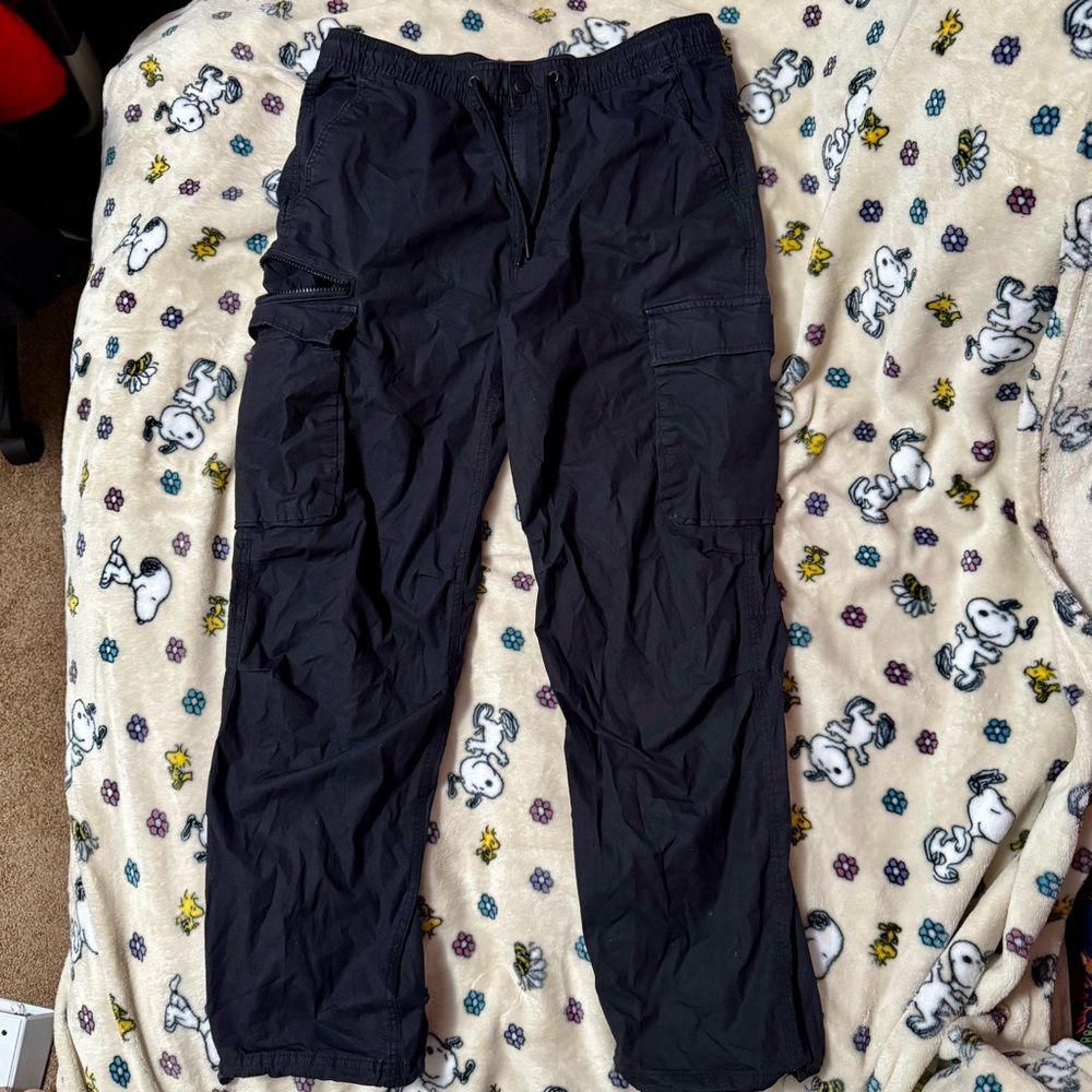 Men's H&M Black Cargo Pants M